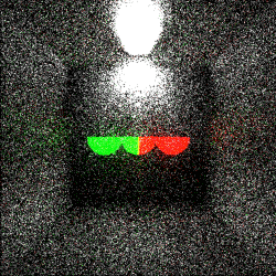 An image rendered by RC Tracing 1.0, noticeably brighter overall than version 0.0.